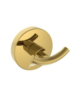 Double Robe Hook - Gold Bright PVD
