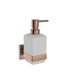 Soap Dispenser with Glass bottle - Blush Gold PVD