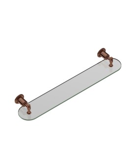 Glass Shelf - Blush Gold PVD