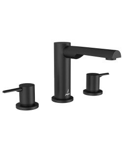 3-Hole Basin Mixer - Black Matt