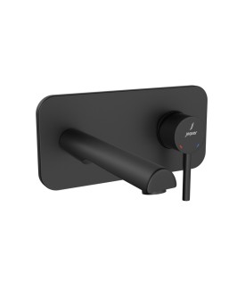 2 Hole Wall Mounted Basin Mixer Trim Kit - Black Matt
