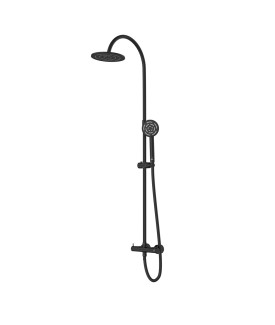 Thermostatic Shower Mixer - Black Matt