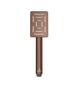 Single Function Rectangular Shape Maze Hand Shower - Blush Gold PVD