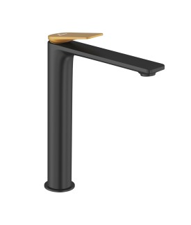 Extended Mono Basin Mixer - Gold Matt PVD | Black Matt