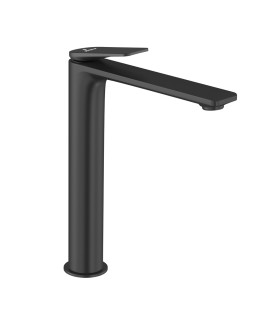 Extended Mono Basin Mixer - Black Matt