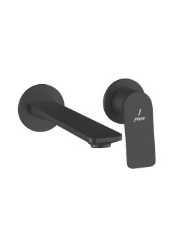 2 Hole Wall Mounted Basin Mixer - Black Matt