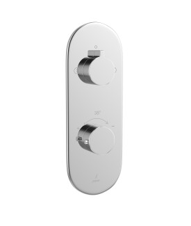 Aquamax 2 Outlet Thermostatic Shower Mixer - Chrome