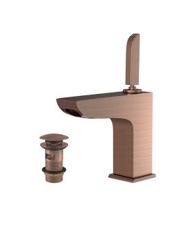 Joystick Basin Mixer - Antique Copper