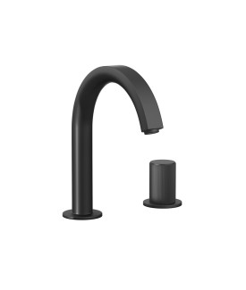 2-Hole Basin Mixer - Black Matt