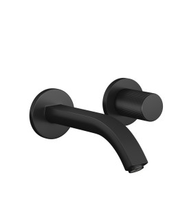 Exposed Parts of Built-in In-wall Manual Valve - Black Matt