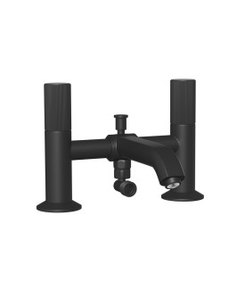 H Type Bath and Shower Mixer - Black Matt