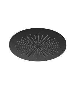 Navia Single Function Round Shape Overhead Shower - Black Matt