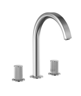 3-Hole Basin Mixer - Chrome