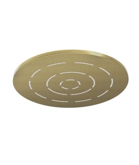 Maze Single Function 200mm Round Showerhead - Antique Bronze