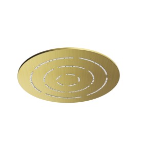 Maze Single Function 240mm Round Showerhead - Antique Bronze