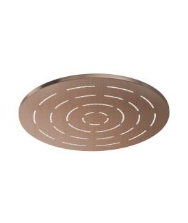 Maze Single Function 300mm Round Showerhead - Antique Copper