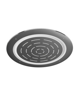 Maze Prime Round Shape Single Function Shower 450mm dia - Black Chrome