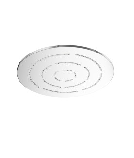 Maze Single Function 240mm Round Showerhead - Chrome