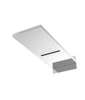 Waterfall Showerhead 552X205X25mm - Chrome