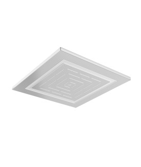 Maze Prime Square Shape Single Function Shower 450 X 450mm - Chrome