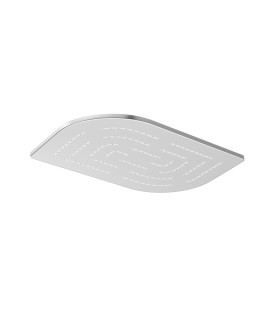 Alive Maze Single Function 200x300mm Showerhead - Chrome