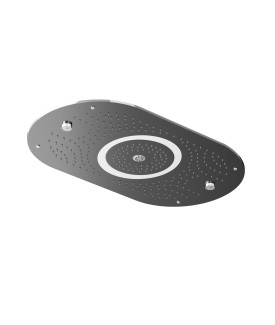 Rainjoy+ Shower 704X434mm - Black Chrome