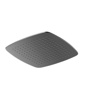 Single Function 350X350mm Overhead Shower - Black Chrome