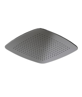 Single Function 400X400mm Overhead Shower - Black Chrome