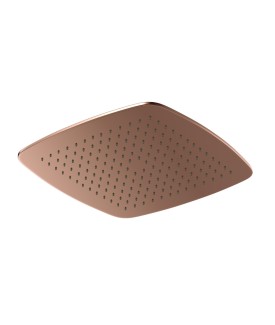Single Function 350X350mm Overhead Shower - Blush Gold PVD