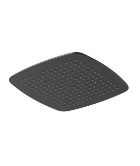 Single Function 350X350mm Overhead Shower - Black Matt