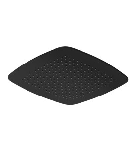 Single Function 400X400mm Overhead Shower - Black Matt