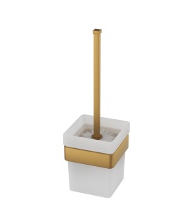 Toilet Brush and Holder - Gold Matt PVD