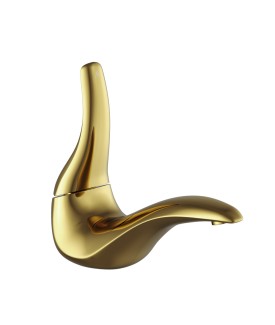 Single Lever Basin Mixer - Gold Bright PVD