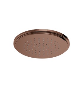 Vic Single Function Round Shape Overhead Shower - Blush Gold PVD