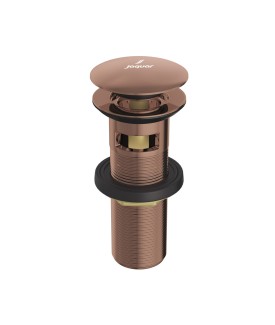 Click Clack Basin Waste-Blush Gold PVD