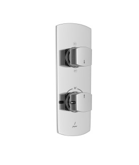Aquamax 3 Outlet Thermostatic Shower Mixer - Chrome