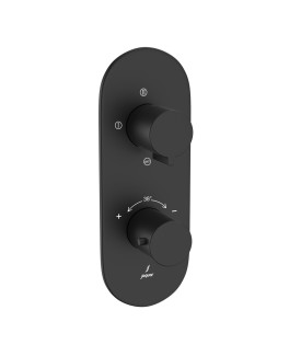 Aquamax 3 Outlet Thermostatic Shower Mixer - Black Matt