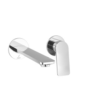 2 Hole Wall Mounted Basin Mixer - Chrome