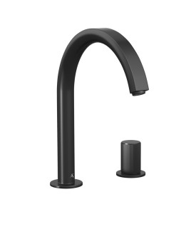 2-Hole Basin Mixer - Black Matt
