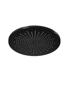 Navia Single Function Round Shape Overhead Shower - Black Pearl PVD