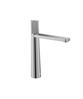 High Neck Basin Mixer - Chrome