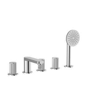 5-Hole Bath & Shower Mixer - Chrome