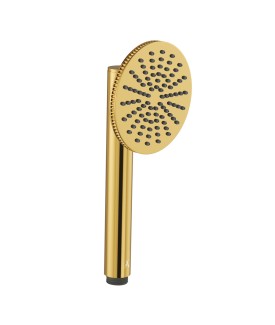 Navia Single Function Round Hand Shower - Gold Bright PVD