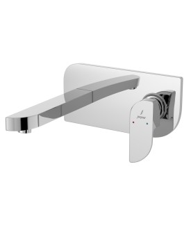 2 Hole Wall Mounted Basin Mixer - Chrome