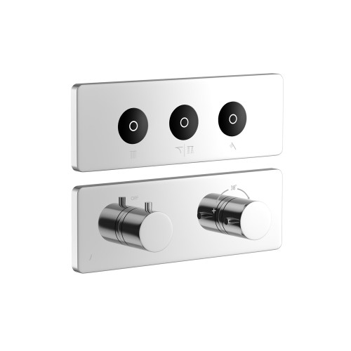Exposed Part Kit of CLOUD Touch Thermostatic Shower System Exposed Part Kit of CLOUD Touch Thermostatic Shower System