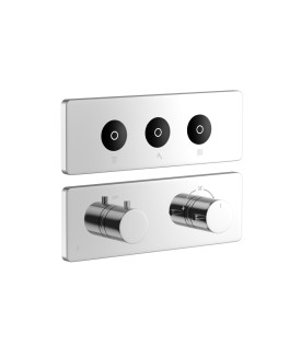 Exposed Part Kit of CLOUD Touch Thermostatic Shower System