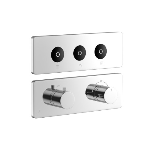 Exposed Part Kit of CLOUD Touch Thermostatic Shower System Exposed Part Kit of CLOUD Touch Thermostatic Shower System