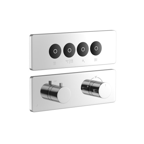 Exposed Part Kit of CLOUD Touch Thermostatic Shower System Exposed Part Kit of CLOUD Touch Thermostatic Shower System
