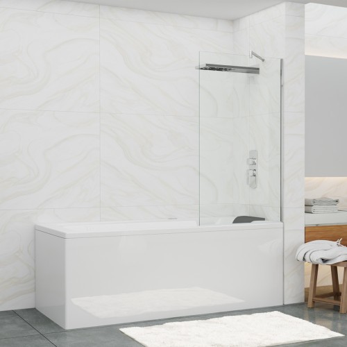Tub Mounted Semi-framed Wet Screen