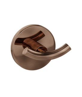 Double Robe Hook - Antique Copper